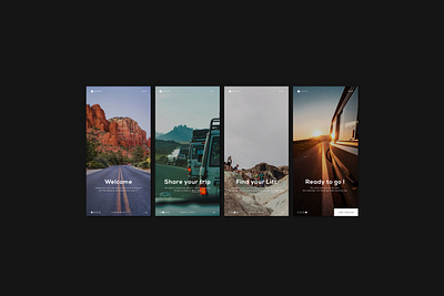 DailyUI023 - Hint: Design something onboarding related app appdesign creativdesign creative dailyui graphicdesign graphics travel ui design uidesign uiux userexperiencedesign ux uxdesign vanlife