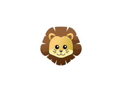 Little Lion app baby animals branding cat cute graphic design icon illustration lion logo