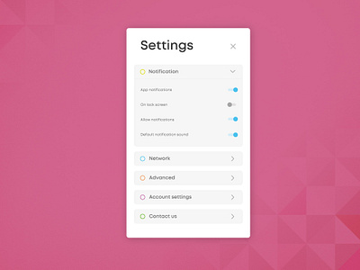 Daily UI 018 - Settings app application concept design mobile product design ui ui design ux web web design