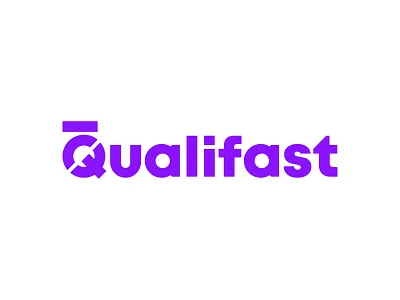 Qualifast Logotype brand identity branding brandmark logo logomark logotype monogram option purple symbol type typography