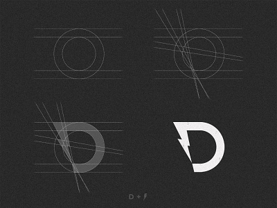 Thunder District | Grid Structure brand d monogram design dribbble fitness logo graphic design grid design grid layout gym gym logo logo logodesign logogrid logomark logotype minimalist monogram romeupinhodesign thunder logo workout