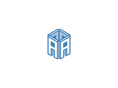 AA Architecture Monogram Logo abstract architects architecture brand branding building construction coworking space for sale geometric house interior design isometric lettering logo logomark logos monogram structure typography