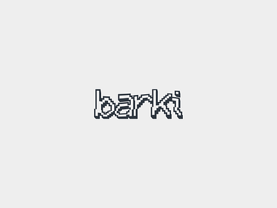 barki branding flat logo logo design logotype pixelart pixelated vector