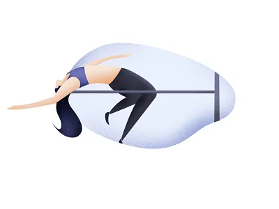 Jump app blue illustration illustrator logo sketch ui