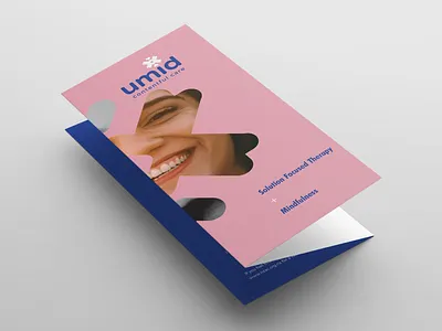 Umid Brochure - Marketing for a Counselling institute branding brochure brochure design brochure layout brochure mockup butterfly communication counselling design flat flyer flyer artwork graphics illustration logo marketing mind minimal typography vector