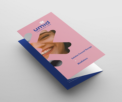 Umid Brochure - Marketing for a Counselling institute branding brochure brochure design brochure layout brochure mockup butterfly communication counselling design flat flyer flyer artwork graphics illustration logo marketing mind minimal typography vector