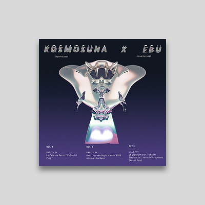 Tour Poster blender3d design illustration typography