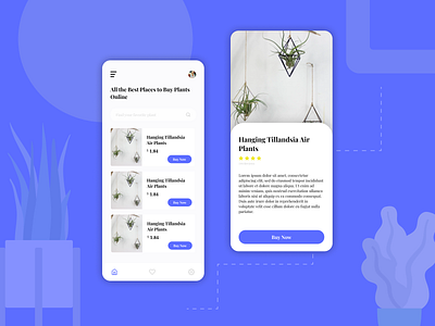 Florist app branding clean ui vector