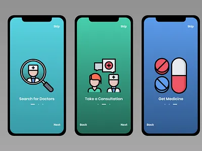 Daily UI #023 doctor health ios10 medicine onboarding ui uiux