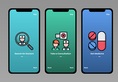 Daily UI #023 doctor health ios10 medicine onboarding ui uiux