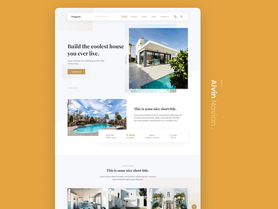 Real Estate Landing Page blog clean design landing page landing page concept property real estate ui ux web website wordpress