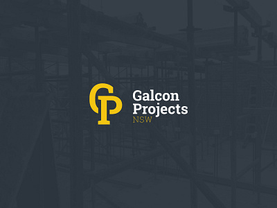 Galcon Projects NSW brand branding construction corporate design icon logo monogram typography vector