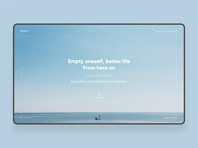 Relax. ipad typography ui vector