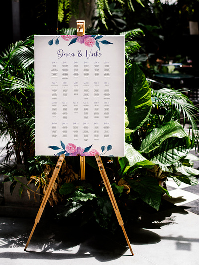 Seating chart for wedding design art graphic design seating typography vector wedding wedding invitation