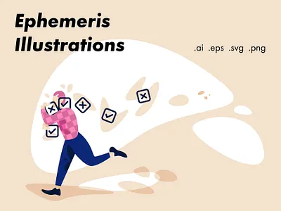 Ephemeris Illustrations app illustration business character character design design flat hero image illustrations illustrator illustrator design office scene stories success ui vector web illustration work workspace