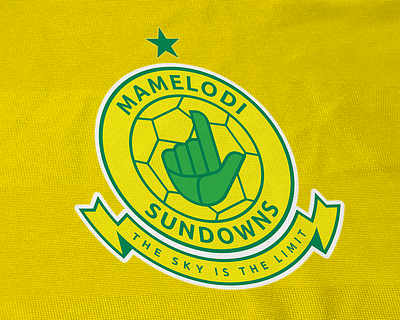 Mamelodi Sundowns logo rebrand (2019) branding clean design icon identity identitydesign illustration logo design logo mark mamelodi sundowns soccer logo sports branding sports logo vector