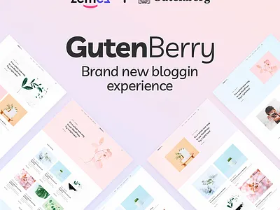 Gutenberry - Clean Blog WordPress Theme for Gutenberg editor blog theme gutenberg template for blogging webdesign webdevelopment wordpress wordpress theme