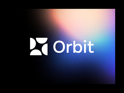 Orbit | Unused Logo blur gradient branding branding and identity design gradient identity identity branding logo logo design logo design branding logotype o letter space