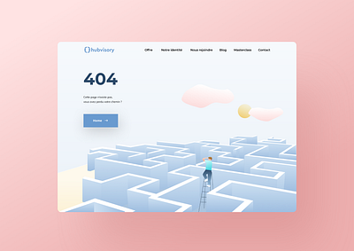 404 clean color design illustration minimalism minimalist ui user ux website