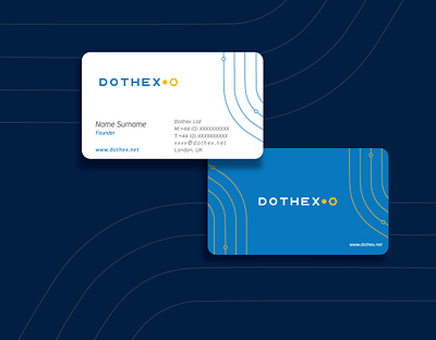 Dothex Business Card branding card corporate branding design dothex graphic design logo