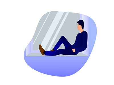 Relax adobe illustrator art character designer affinity entertainment flat design illustration man people vector