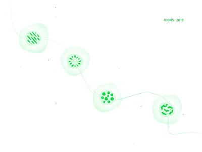 Icons design for biotechnology company bio biotech cell custom icon design flat design graphic design icon icon design icon set iconography icons illustration minimal organic science science illustration ui ui design vector visual design