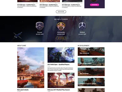 Population Zero design ui ux website
