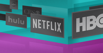 Viewer awareness — Feature Image editorial design editorial illustration hbo illustration media morning consult netflix