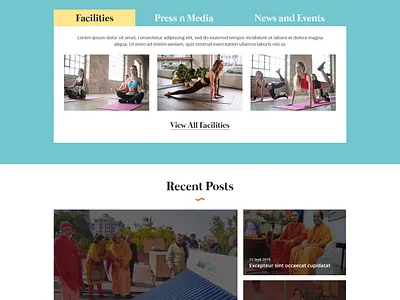 YogSadhnaAshram design ui design visual design website design
