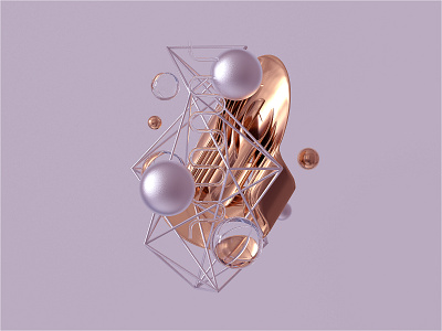 Abstract Attraction 4d abstracr cinema4d gold redshift redshift3d render shape stilllife