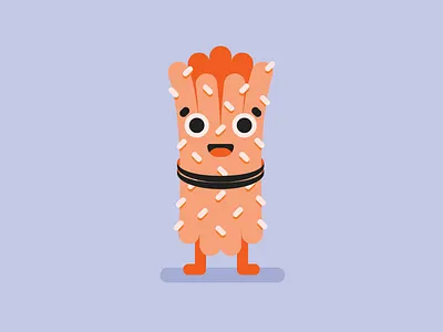 MAIN CHARACTER (Salty Escape) cartoon cartoony character character design digital art digital illustrator flat food food character foodie game game art game artist game illustration illustration salty sigital snack snack character