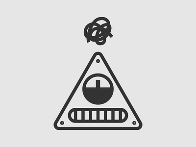 AnxieT-9000 - Warmup #6 anxiety character dribbbleweeklywarmup illustration oofa doofa robot stress triangle