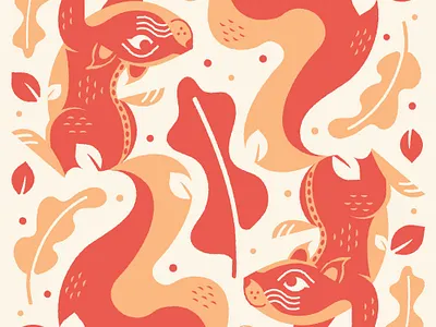 Posters for Parks 2019 - Final characterdesign fall illustration leaf leaves nature parks poster squirrel