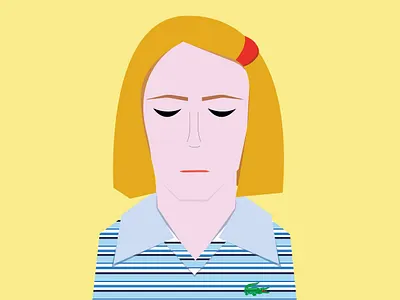 Margot charachter design dribbble best shot flat design illustration art personal project the royal tenembaum vector art