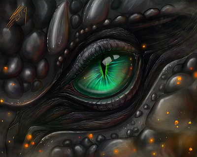 Dragon's eye in realistic style art artist artwork dragon eye realism realistic realistic drawing zoom