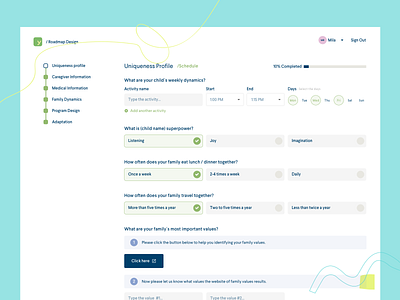 Yourney form button calendar date education form input input box input field kids progress bar schedule school select sidebar sketch steps testing ui uidesign uxdesign