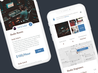 The Studio App app app design application concept design ios music studio ui design uidesign