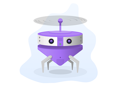 Bugbot design illustration vector warmup