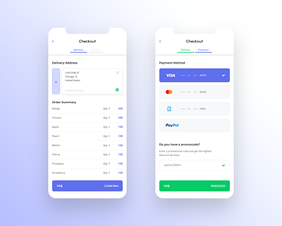 Checkout process app app design checkout concept creative design design system interface interface design minimal mobile mobile design modern pay payment shop ui ui desgin ux ux design