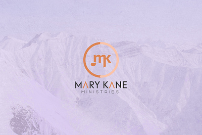 Mary Kane Ministries brand identity branding church logo illustration logo logo design logodesign logotype mk mk monogram simple logo singing logo