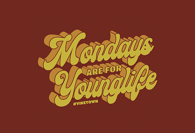 Groovy T-Shirt Type design digital painting funky groovy photoshop textured typography vintage young life