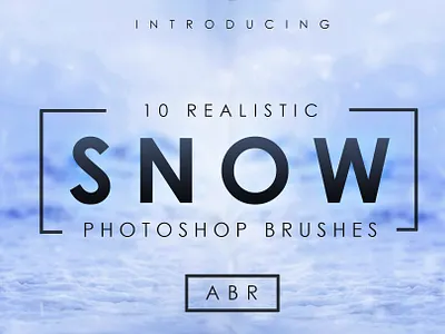 10 Realistic Photoshop Snow Brushes brush brushes cold design easy to use graphic design photoshop photoshop brush photoshop brushes snow snow brush snow brushes snow flake snowflake weather