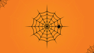 Halloween Spiders Web in Adobe Illustrator adobe illustrator design digital halloween halloween design illustration spider spider web vector vector art vector artwork vector artworks web