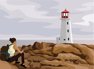 Hello Lighthouse - Wanderlust bright bucketlist darkness landscape light lighthouse scenery scenic sea sunny sunny day travel traveler view