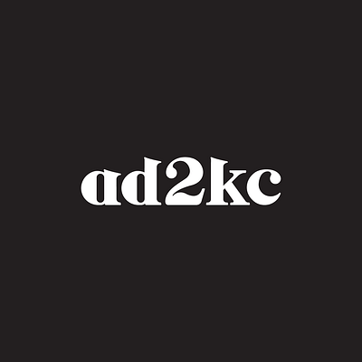 Ad2KC Logo Re-design branding design logo typography