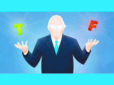 True or False editorial false illustration illustrator photoshop true