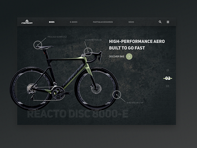 Daily UI 003 - LandingPage 003 bike dailyui design landing ui ux