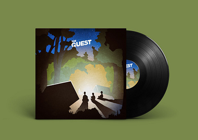 The Quest - Small Talks EP cover album album art album artwork album cover cd cd artwork cd cover cd design cover design drawing illustration
