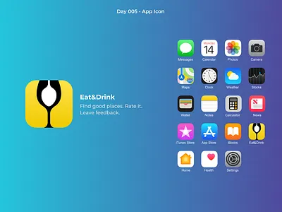 #DailyUI 005 - App Icon app icon dailyui icon illustraion ui