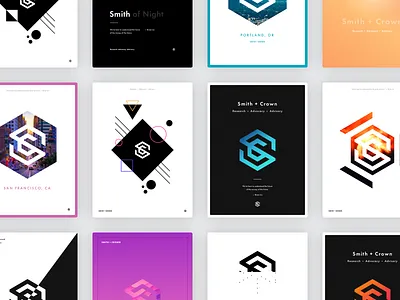 Smith + Crown • Brand exploration branding creative crypto cryptocurrency design illustration logo poster typography